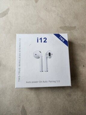 TWS Wireless Earbuds Bluetooth 5.0 - White